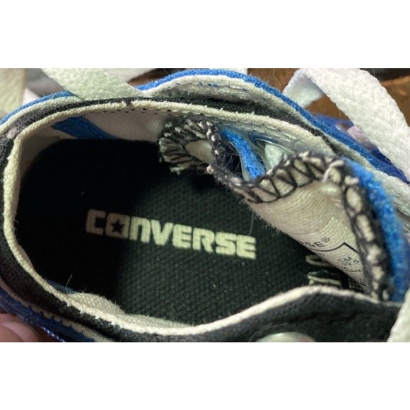 Converse Shoes Child 5 All Star Blue and Black Double Tongue Double Laces - Picture 10 of 10